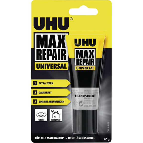 Univlkleber MAX REPAIR UNIVL transp.45g Tube-Beschreibung lesen