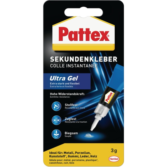 Superglue Ultra Gel tube 3g incolore-Leggi tutto