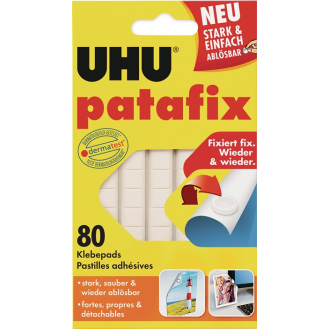 Doppelseitige Klebepads pafix weiß Karte m.80 Klebepads-Beschreibung lesen
