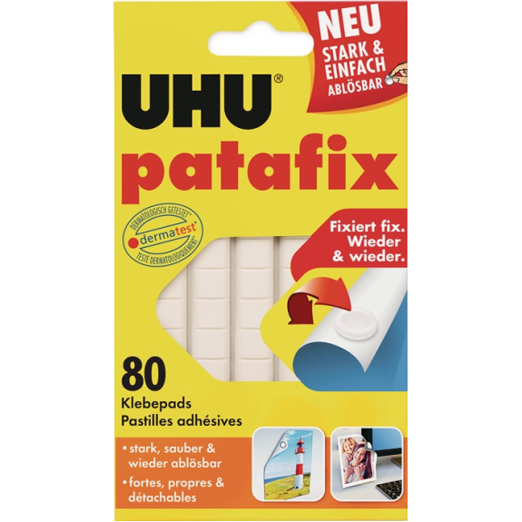 Doppelseitige Klebepads pafix weiß Karte m.80 Klebepads-Beschreibung lesen