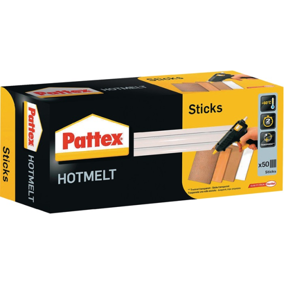 Pinces à colle chaude Hot Sticks L.200mm Pronen adhésif-D.11,m 1000g 10 pcs.-Leggi tutto