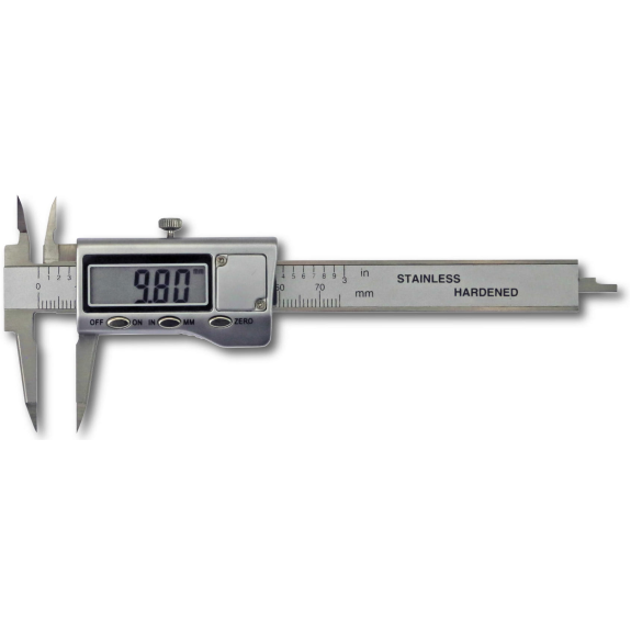 Messschieber mit schmalen Schnabel und Messspitzen 0-70mm-Beschreibung lesen