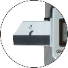 Einbaumessschieber mit externer Anzeige 0-600mm und mit RB 6 und Micro-B Datenausgang