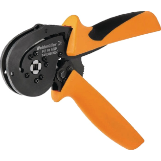 Crimpzange PZ 10 SQR L.195mm 0,14-10 (AWG 26...8) mm² WEID-Beschreibung lesen