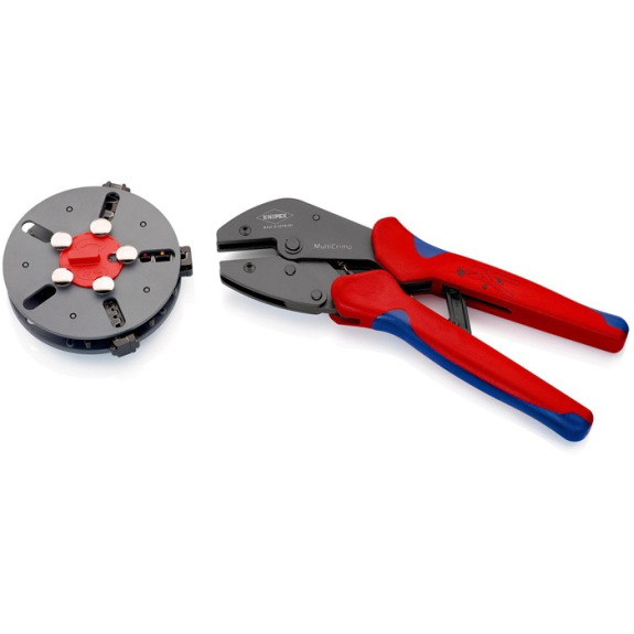 Crimpzange MultiCrimp L.250mm 3 Wechseleinsätze-Beschreibung lesen
