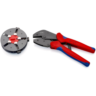Crimpzange MultiCrimp L.250mm 3 Wechseleinsätze-Beschreibung lesen
