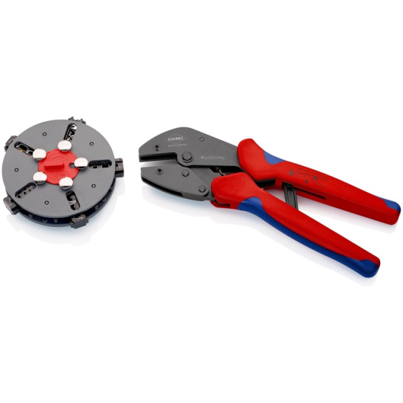 Crimpzange MultiCrimp L.250mm 5 Wechseleinsätze-Beschreibung lesen