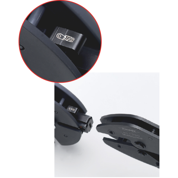 Crimpzange MultiCrimp L.250mm 5 Wechseleinsätze-Beschreibung lesen