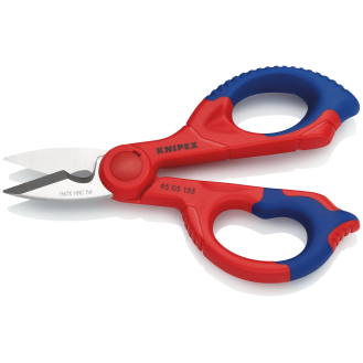 Elektriker-/Handwerkerschere L.155mm 2-K.-Hüllen-Beschreibung lesen
