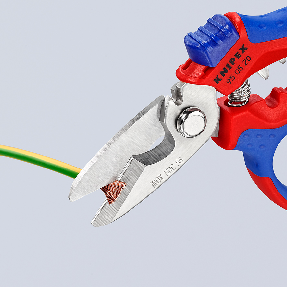 Elektriker-/Handwerkerschere L.160mm Mehrkomp.-Hüllen-Beschreibung lesen