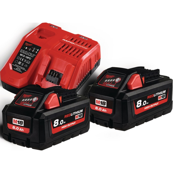 Kit di avviamento batteria 18 V 2x8 Ah-Leggi tutto