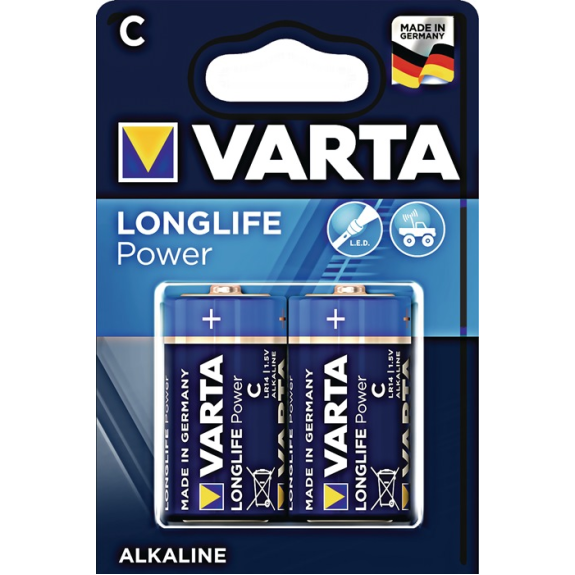 Bterie Longlife Power 1,5 V C-AM2-Baby 7800 mAh LR14 4914 2 St./Bl.-Beschreibung lesen