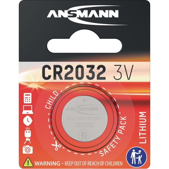 Knopfzelle 3 V 230 mAh CR2032 20x3,2mm 1 St./Bl.-Beschreibung lesen