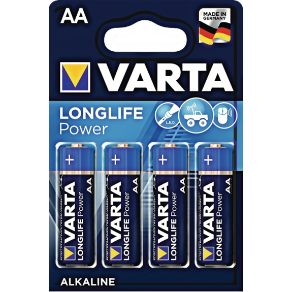 Bterie Longlife Power 1,5 V AA-AM3-Mignon 2960 mAh LR6 4906 4 St./Bl.-Beschreibung lesen