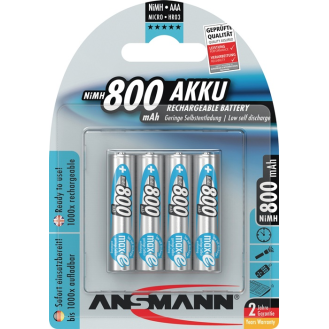 Akkuzelle maxE 1,2 V 800 mAh R03-AAA-Micro HR03 4 4St./Blister-Beschreibung lesen