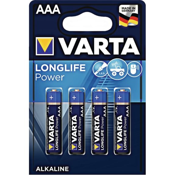 Bterie Longlife Power 1,5 V AAA-AM4-Micro 1260 mAh LR03 4903 4 St./Bl.-Beschreibung lesen