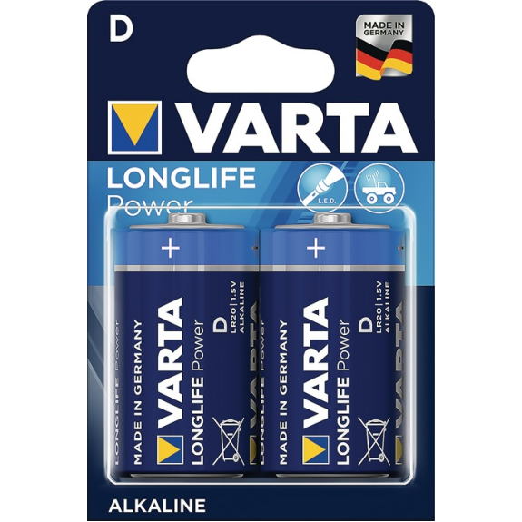 Bterie Longlife Power 1,5 V D-AM1-Mono 16500 mAh LR20 4920 2 St./Bl. Bterie Longlife Power 1,5 V D-AM1-Mono 16500 mAh LR20 4920 2 St./Bl.-Beschreibung lesen