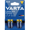 Bterie Longlife Power 1,5 V AAA-AM4-Micro 1240 mAh LR03 4903 4 St./Bl. Bterie Longlife Power 1,5 V AAA-AM4-Micro 1240 mAh LR03 4903 4 St./Bl.