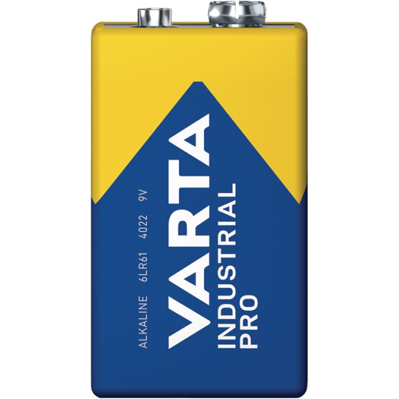Bterie Industrial PRO 9 V 6AM6 9V-Block 630 mAh 6LR61 4022 20 St./Krt. Bterie Industrial PRO 9 V 6AM6 9V-Block 630 mAh 6LR61 4022 20 St./Krt.-Beschreibung lesen
