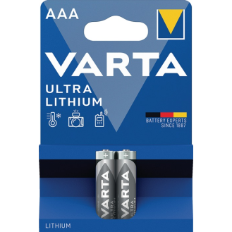 Bterie ULTRA Lithium 1,5 V AAA Micro 1100 mAh FR10G445 6103 2 St./Bl.-Beschreibung lesen