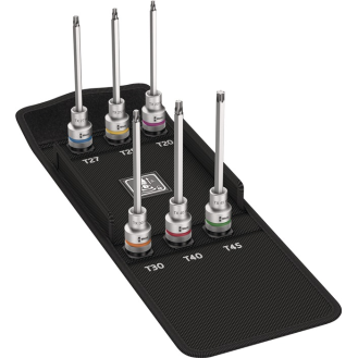 Steckschlüsselsz 8767 C TORX HF2 6-tlg.1/2 Zoll T20-T45-Beschreibung lesen