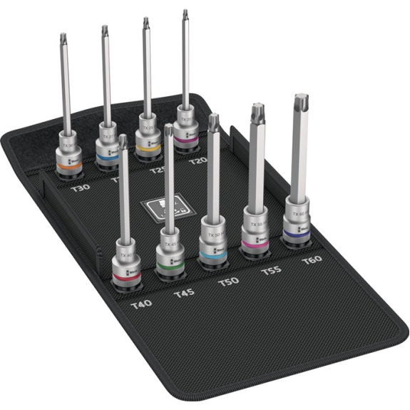Steckschlüsselsz 8767 C TORX HF3 9-tlg.1/2 Zoll T20-T60 Steckschlüsselsz 8767 C TORX HF3 9-tlg.1/2 Zoll T20-T60-Beschreibung lesen
