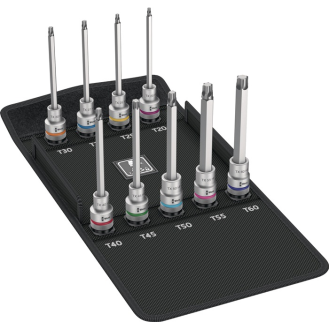 Steckschlüsselsz 8767 C TORX HF3 9-tlg.1/2 Zoll T20-T60-Beschreibung lesen