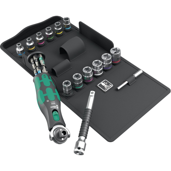 Steckschlüsselsz 8009 Zyklop Pocket Set 3 27-tlg.3/8Zoll+1/4 Zoll-Beschreibung lesen