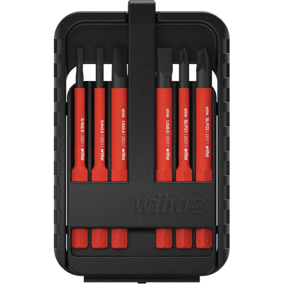 Wechselklingensz slimBit electric 6-tlg.Schlitz/PH/PZD/(+/- SL/PZD)Torx-Beschreibung lesen