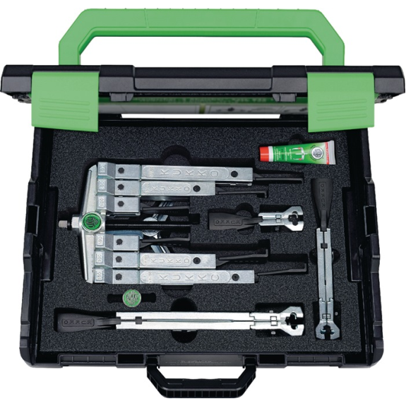 Abziehersatz K-2030 11tlg. Spann-W. 120mm Spann-T. 100-350mm Abziehersatz K-2030 11tlg. Spann-W. 120mm Spann-T. 100-350mm-Beschreibung lesen