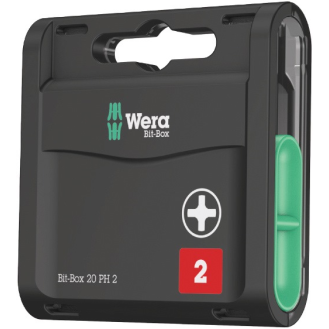 Bitgroßpackung 1/4 Zoll PZD 2 L.25mm DIN ISO 1173,Form C 6,3 20 Bits/Ku.-Box-Beschreibung lesen