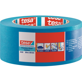 Präzisionskrepp 4440 Außen UV PLUS glt blau L.50m B.50mm Rl.-Beschreibung lesen