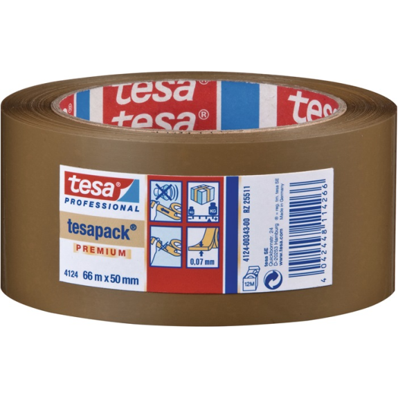 Ruban d'emballage PVC pack 4124 chamois L.66m l.50mm Rl.-Leggi tutto