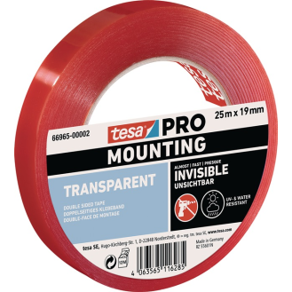 Montageband Mounting PRO Transparent 66965 transp.L.25m B.19mm-Beschreibung lesen