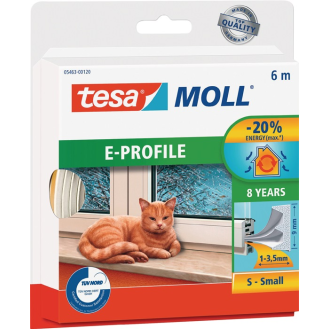 Fenster-/Türmoll moll 5463 B9mmxH4mmxL6m weiß-Beschreibung lesen