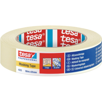 Kreppband 4323 leicht gekreppt hellbeige L.50m B.25mm Rl.-Beschreibung lesen