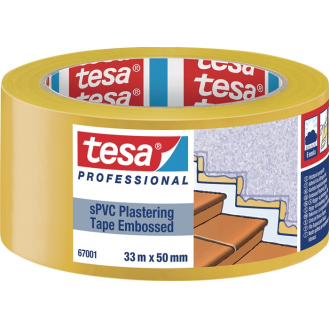 PVC Putzband 67001 quergerillt gelb L.3 B.50mm-Beschreibung lesen