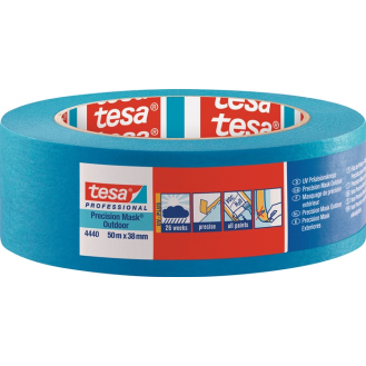 Präzisionskrepp 4440 Außen UV PLUS glt blau L.50m B.38mm Rl.-Beschreibung lesen
