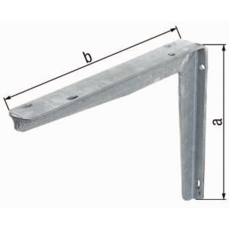 Konsole L.550mm H.300mm STA roh TZN Trgf.110kg-Beschreibung lesen