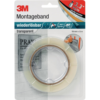 Montageband transp.L.5m B.19mm Rl.-Beschreibung lesen