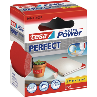 Gewebeband ext.Power 56343 rot L.2,75m B.38mm Rl.-Beschreibung lesen