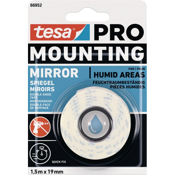Montageband Mounting PRO Spiegel 66952 weiß L.1,5m B.19mm Montageband Mounting PRO Spiegel 66952 weiß L.1,5m B.19mm-Beschreibung lesen