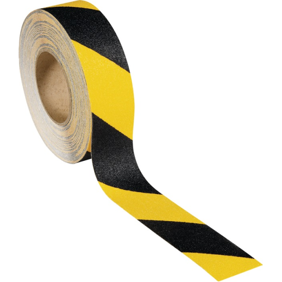 Anti-Rutsch-Klebeband SAFE STEP schwarz/gelb L.18,25 m, B.50mm-Beschreibung lesen