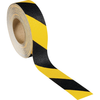 Anti-Rutsch-Klebeband SAFE STEP schwarz/gelb L.18,25 m, B.50mm-Beschreibung lesen