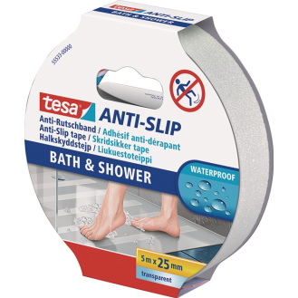 Antirutschklebeband Bad & Dusche 55533 transp.L.5 m,B.25mm-Beschreibung lesen