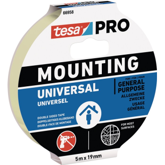Montageband Mounting PRO Univ.66958 weiß L.5m B.19mm-Beschreibung lesen