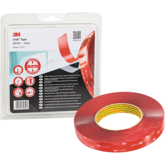 Montageband VHB Tape 4910F transp.L.11m B.19mm Rl.-Beschreibung lesen