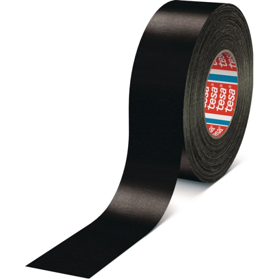 Bande de ruban tissu Premium 4651 noir L.50m W.38mm Rl.-Lire la description