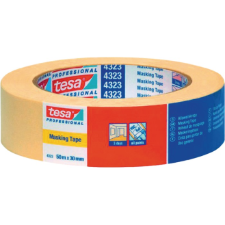 Kreppband 4323 leicht gekreppt hellbeige L.50m B.30mm Rl.-Beschreibung lesen