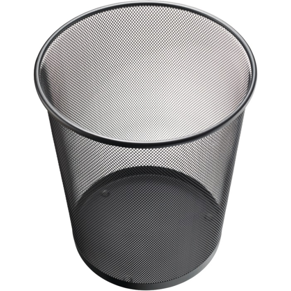 Papierkorb 23l H350xØ295mm m.Lochdekor STA schwarz-Beschreibung lesen